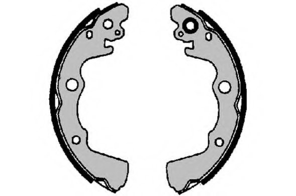 RAICAM 2625 Brake Shoe Set